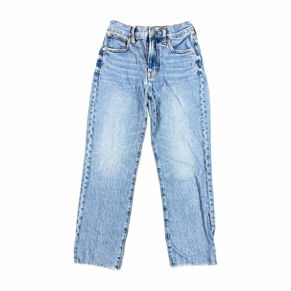 Madewell Perfect Vintage Jean Light Wash High Rise Straight Leg Women’s Size 23P